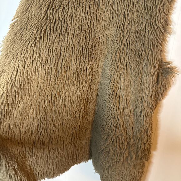 Betsey Johnson Brown Faux Fur‎ Vest Womens M Penny lane Festival Mob Wife - Picture 8 of 8